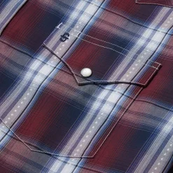 Good Luck Plaid Western Shirt-Stetson Hot