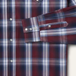 Good Luck Plaid Western Shirt-Stetson Hot