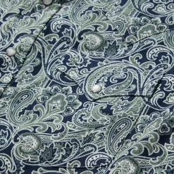 Greenspring Paisley Print Western Shirt-Stetson Online