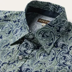 Greenspring Paisley Print Western Shirt-Stetson Best