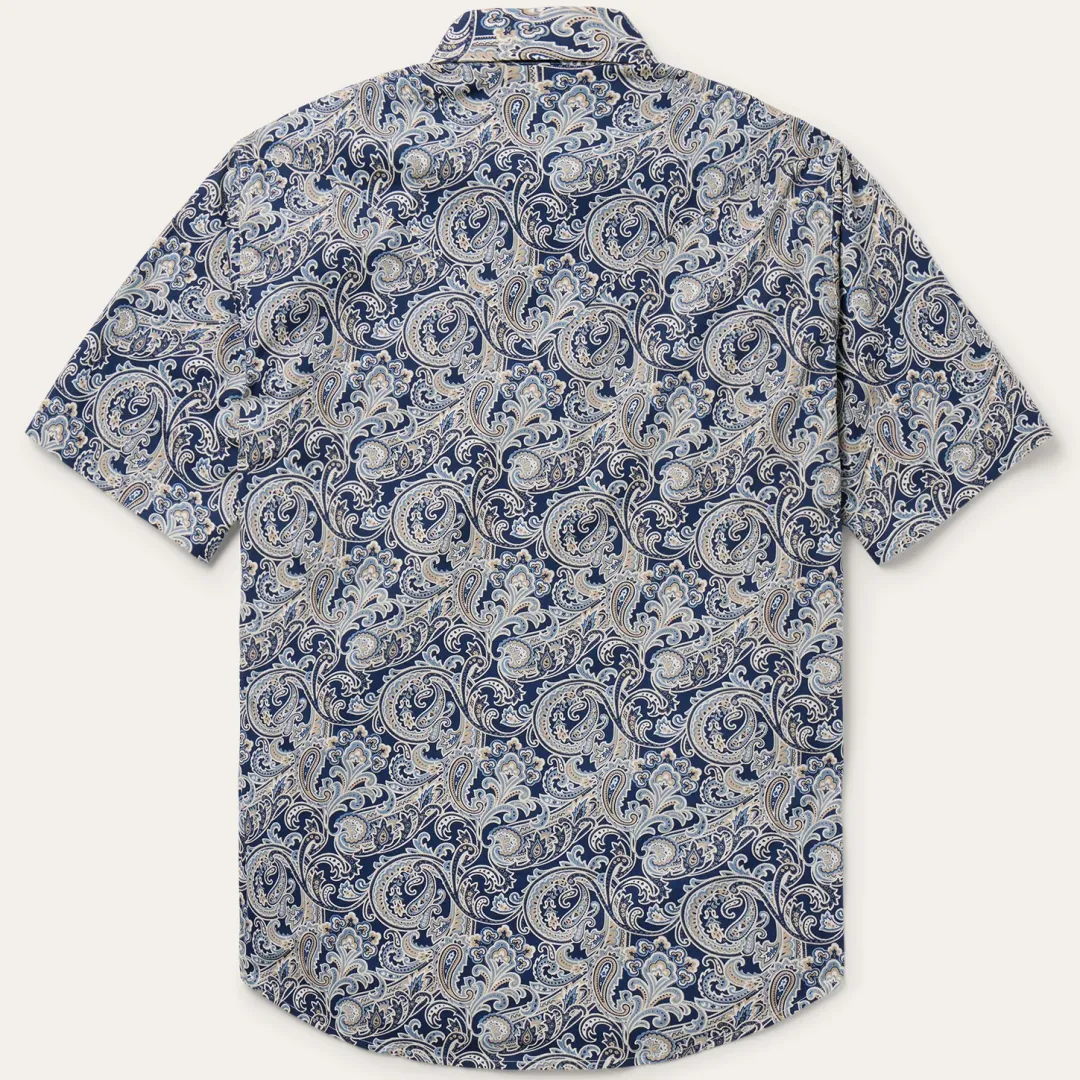 Greenspring Paisley Short Sleeve Western Shirt-Stetson Outlet