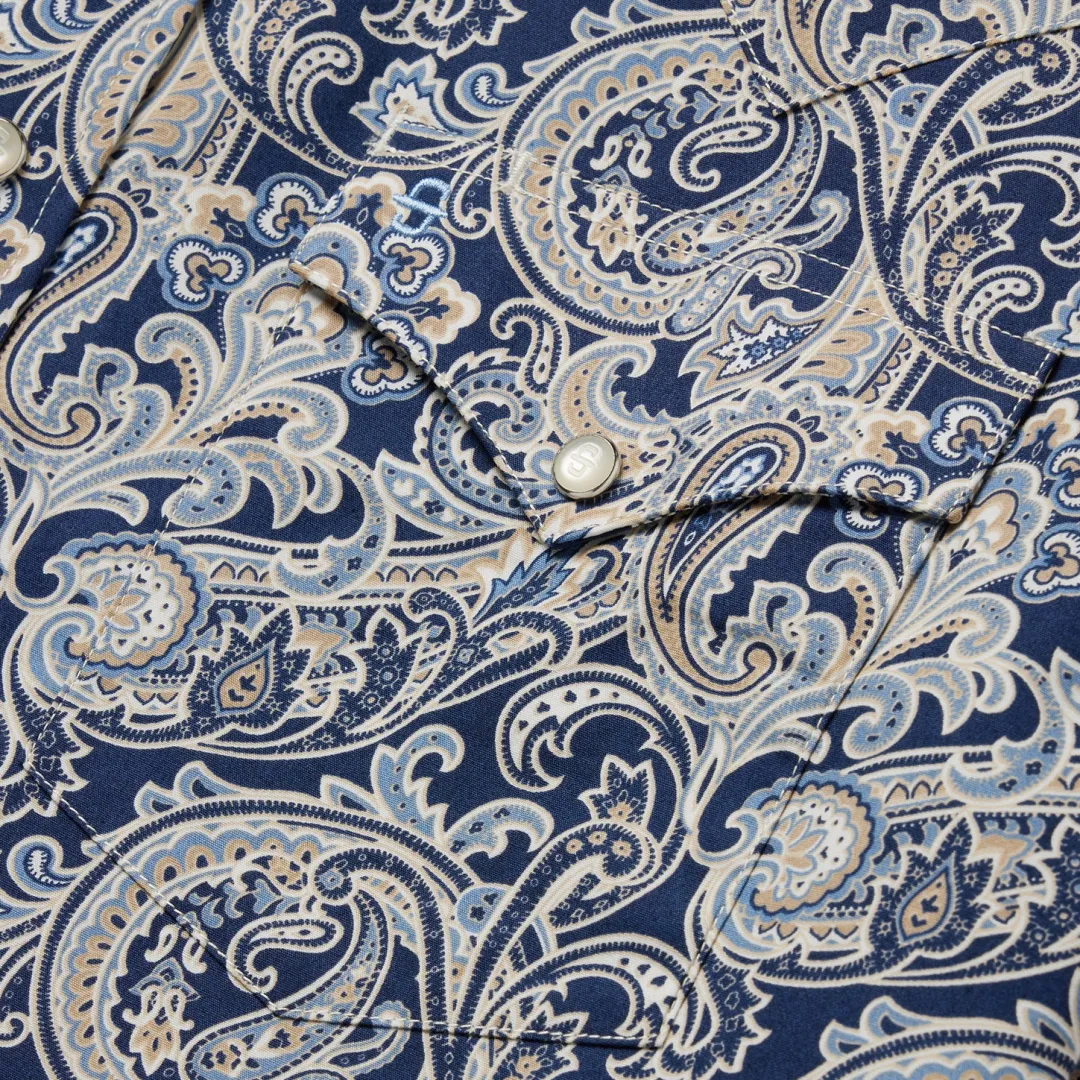 Greenspring Paisley Short Sleeve Western Shirt-Stetson Outlet