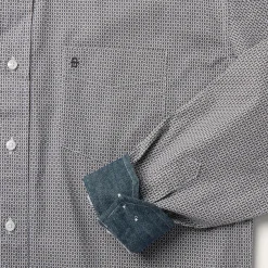 Geo Print Button Front Shirt-Stetson Hot