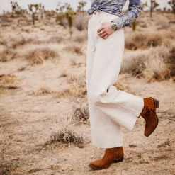 Halle Suede Fringe Side Zip Boot-Stetson New