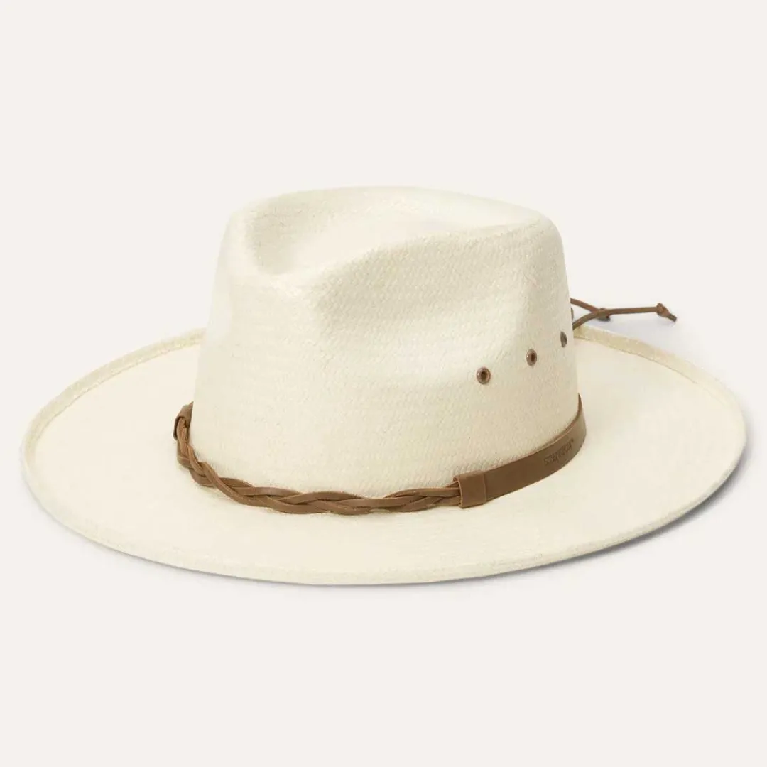 Helena Straw Fedora-Stetson Hot