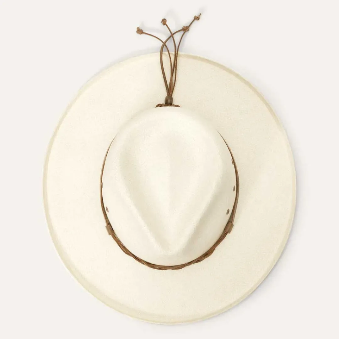 Helena Straw Fedora-Stetson Hot
