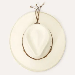 Helena Straw Fedora-Stetson New