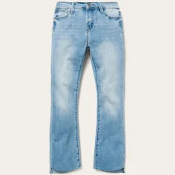 High Waist Flare Crop Jean-Stetson Online