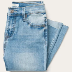 High Waist Flare Crop Jean-Stetson Online