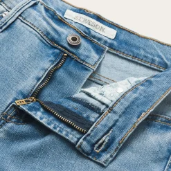 High Waist Flare Crop Jean-Stetson Online