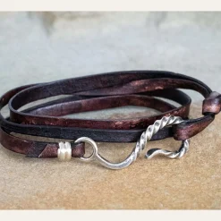 Hook Leather Bracelet-Stetson New