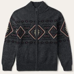 Horizontal Aztec Cardigan-Stetson Hot