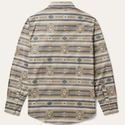 Horizontal Aztec Print Western Shirt-Stetson Clearance
