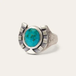 Horseshoe Ring with Turquoise-Stetson Online