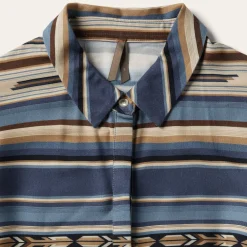 Indigo Serape Print Dress-Stetson Hot