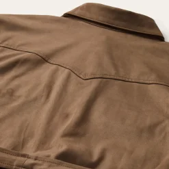 Khaki Suede Western Shirt-Stetson Online