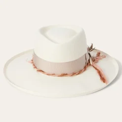 Kings Row Shantung Straw Fedora-Stetson Online