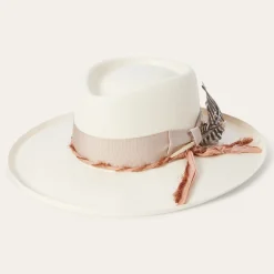Kings Row Shantung Straw Fedora-Stetson Online