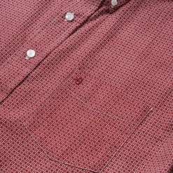 Micro Print Button-Front Shirt-Stetson Best