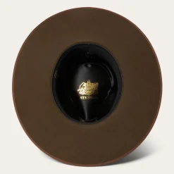 Midtown Wide Flat Brim Hat-Stetson Discount