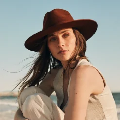 Midtown Wide Flat Brim Hat-Stetson Outlet