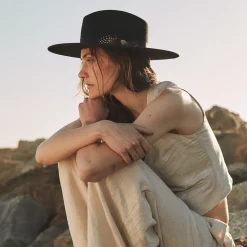 Midtown Wide Flat Brim Hat-Stetson Online