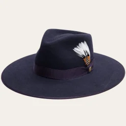 Midtown Wide Flat Brim Hat-Stetson Hot