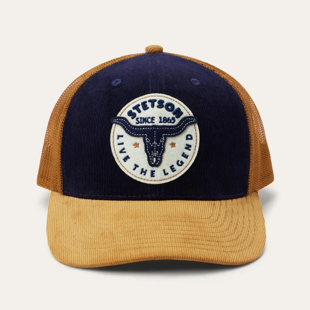 Longhorn Trucker Cap-Stetson Discount
