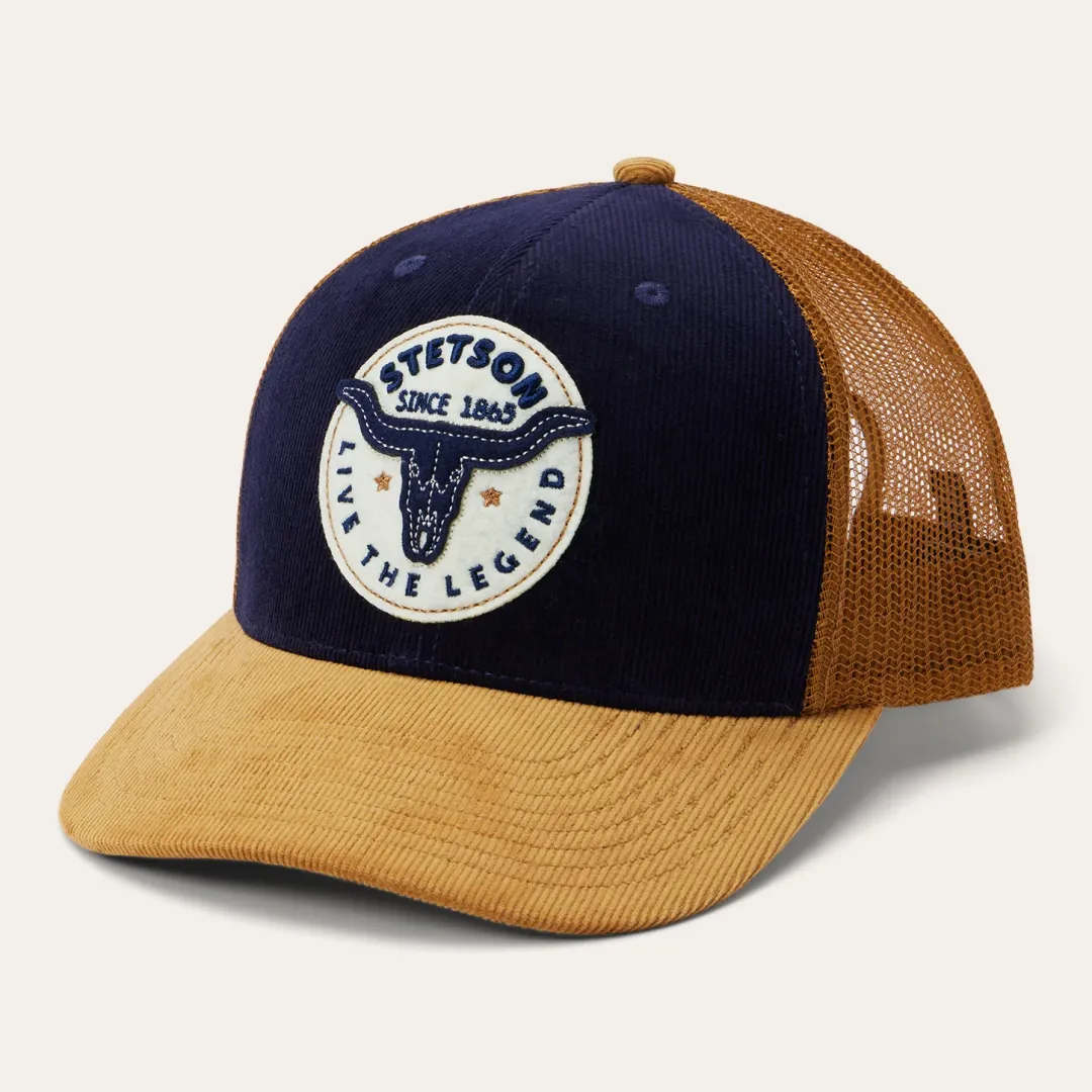 Longhorn Trucker Cap-Stetson Discount