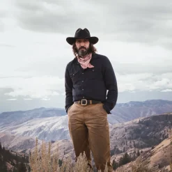 Navy Twill Shirt-Stetson Outlet