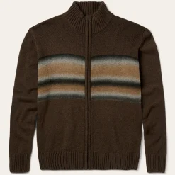 Ombre Border Stripe Cardigan-Stetson New