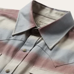 Ombre Stripe Twill Shirt-Stetson Hot