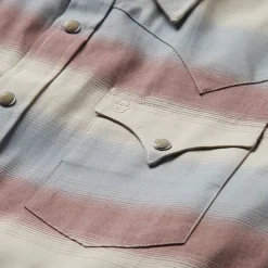 Ombre Stripe Twill Shirt-Stetson