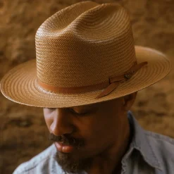 Open Road Straw Hat-Stetson Sale
