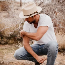 Open Road Straw Hat-Stetson New