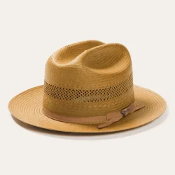 Open Road Vented Straw Cowboy Hat-Stetson Online