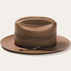 Open Road Vented Straw Cowboy Hat-Stetson Discount