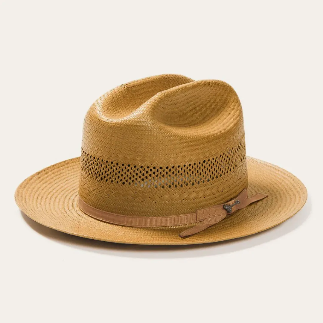 Open Road Vented Straw Cowboy Hat-Stetson Outlet