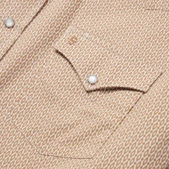 Diamond Print Western Shirt-Stetson Discount