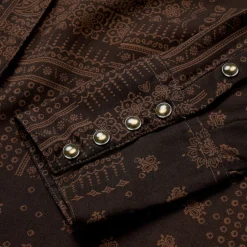 Patchwork Bandana Print Blouse-Stetson