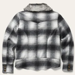 Plaid Cropped Jacket-Stetson Outlet