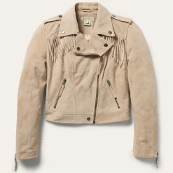 Premium Suede Moto Jacket-Stetson Clearance