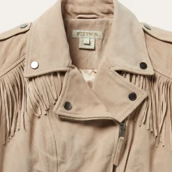 Premium Suede Moto Jacket-Stetson Clearance