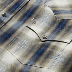 Ranch Plaid Dobby Western Shirt-Stetson Clearance