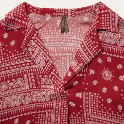 Bandana Patchwork Blouse-Stetson Outlet