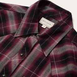 Marl Plaid Western Shirt-Stetson