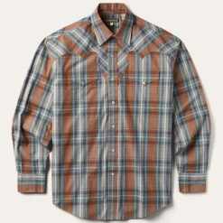 Rustic Plaid Western Shirt-Stetson Best