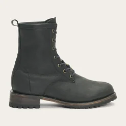 Sam Lace Up Leather Lug Boots-Stetson Outlet