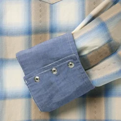 Sand Plaid Dobby Western Shirt-Stetson Best