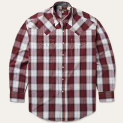 Shadow Plaid Western Shirt-Stetson